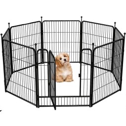 宠物围栏厂家-大型折叠户外幼犬围栏