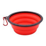 狗碗厂家-迷彩硅胶喂食器折叠