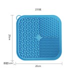 狗舔食垫厂家-20x20cm硅胶零食垫