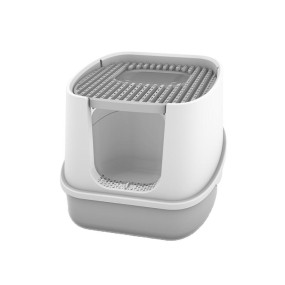 Cat Litter Box Factory - Gray PP Plastic Easy Clean