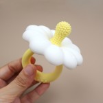 婴儿安抚奶嘴生产商-花朵舒缓硅胶磨牙