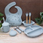 婴儿餐盘套装厂家-吸盘儿童餐具