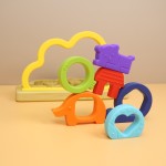 蒙特梭利玩具厂家-防BPA 3D拼图教育