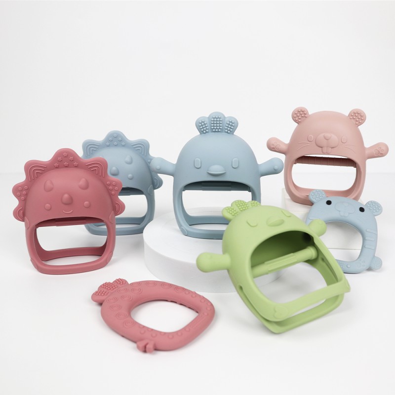 Baby Teether Manufacturer - OEM Soft Sensory Hand BPA Free
