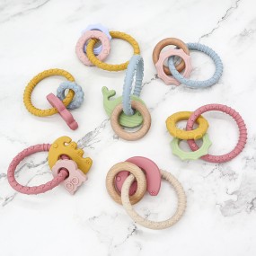 Baby Teether Factory - OEM Animal Bracelet Rattle Chew