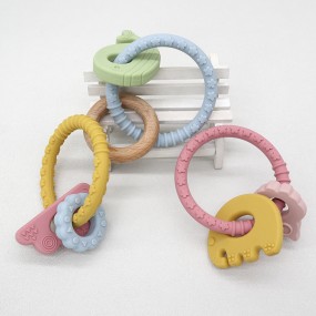 Infant Teether Wholesale - OEM Soft Autism Sensory Rattle