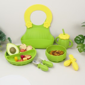 婴儿喂养套装厂家-防BPA LED辅食碗