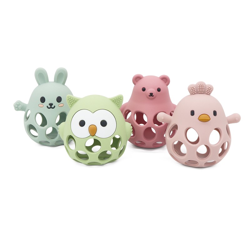 Montessori Teether Factory - OEM Hollow Animal BPA Free
