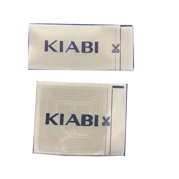 洗护标供应商-定制品牌印花缎用于服装