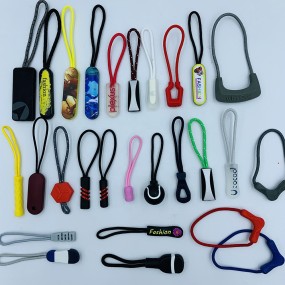 Zipper Slider Supplier - Custom Logo Matt Black Bag Accessories