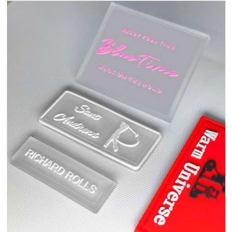 Cartoon Silicone Patch Factory - Embossed Rubber Label for Garment