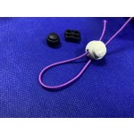 绳止厂家-彩色塑料线码拨动锁