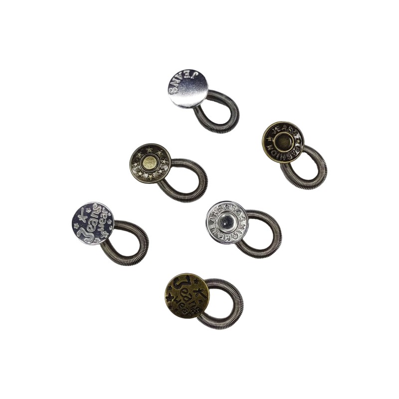 Waistband Button Manufacturer - Metal Spring Removable No-sew