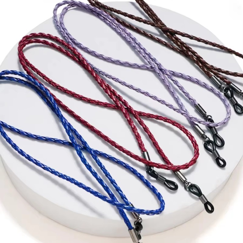 Eyewear Strap Supplier - Hot Selling Weave Twist Chain PU