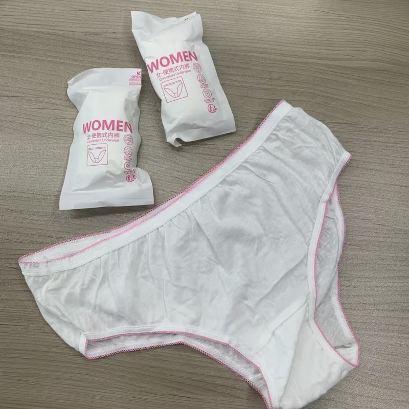 Disposable Underwear Manufacturer - Women's Nonwoven Spa Postpartum Panty