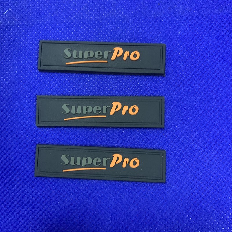 PVC Label Manufacturer - 3D Embossed logo Rubber Patch