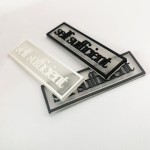 橡胶章供应商-定制压花LOGO 3D缝纫