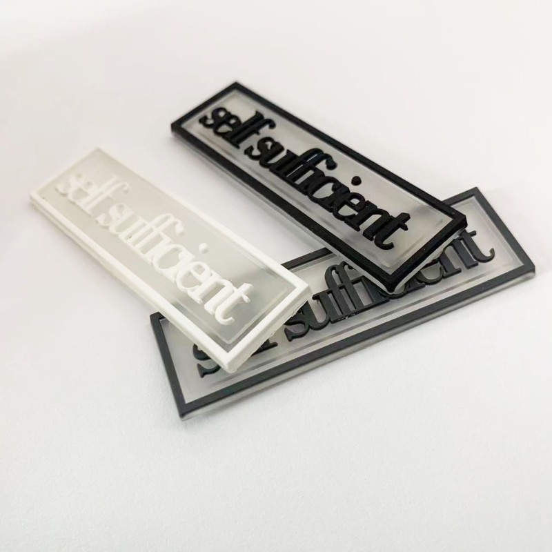 Rubber Silicone Patch Supplier - 3D Raised Effect Brand Name