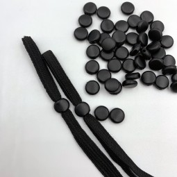 硅胶绳锁厂家-柔软环保绳扣耳环