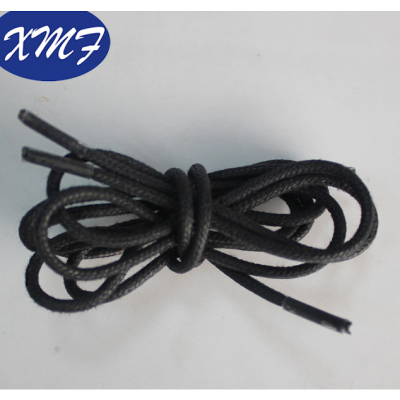 Waxed Shoelaces Supplier - Customized Round Wax Coated Cotton