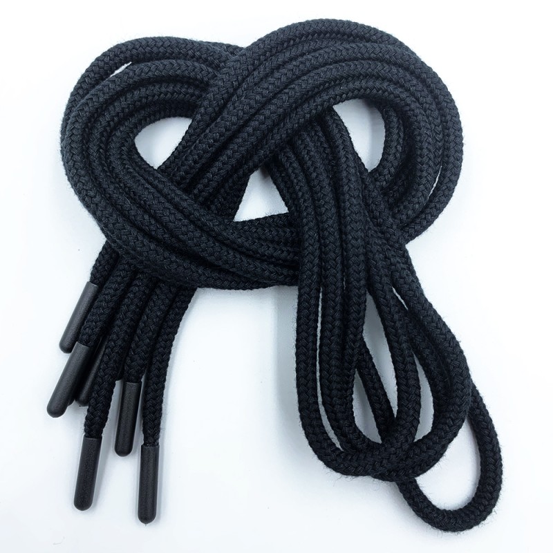 Drawcord Shoelaces Factory - High Quality Round Cotton Polyester