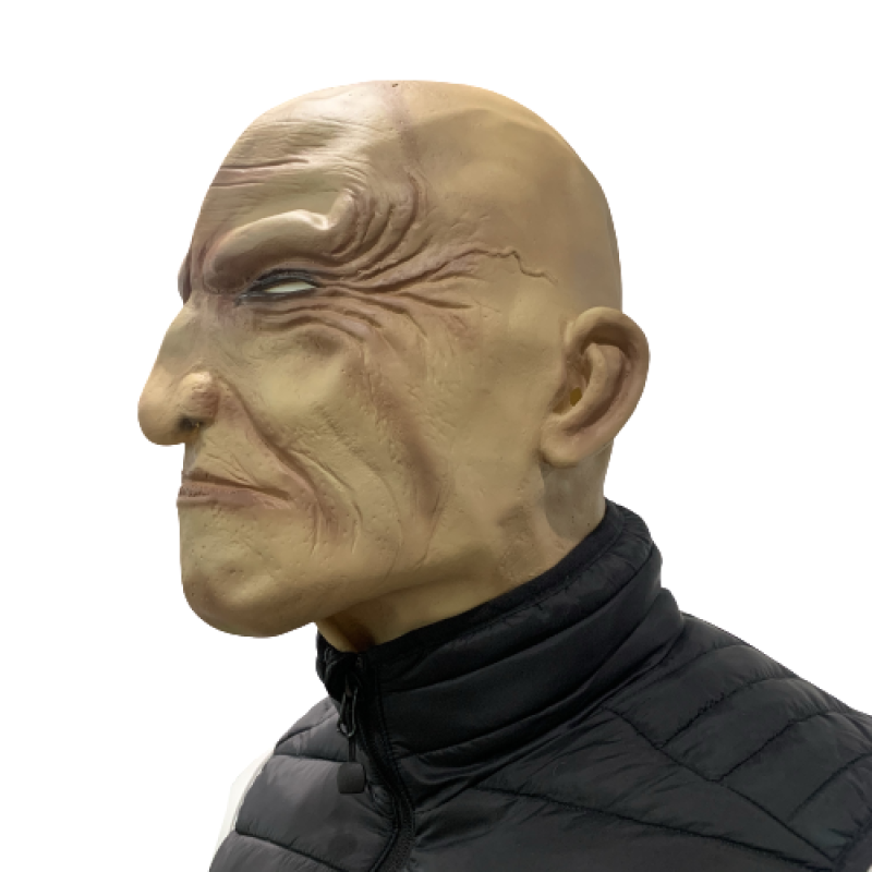 Silicone Mask Factory - Halloween Dark Skin Old Man Custom