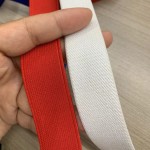 弹性带厂家-白色针织用于靴包氨纶