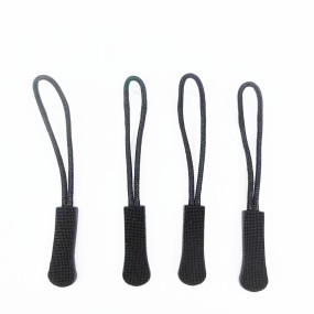 Sling Zipper Puller Manufacturer - Custom Loop Nylon Injection Tail