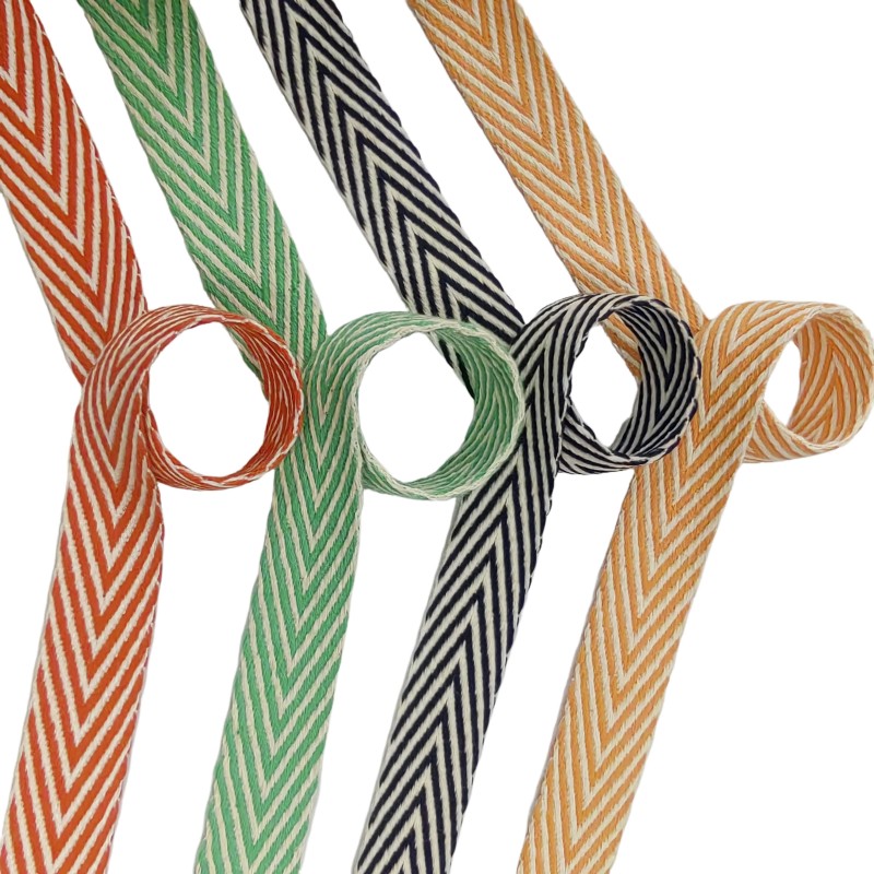 Herringbone Webbing Supplier - Pure Cotton for Bags Accessories