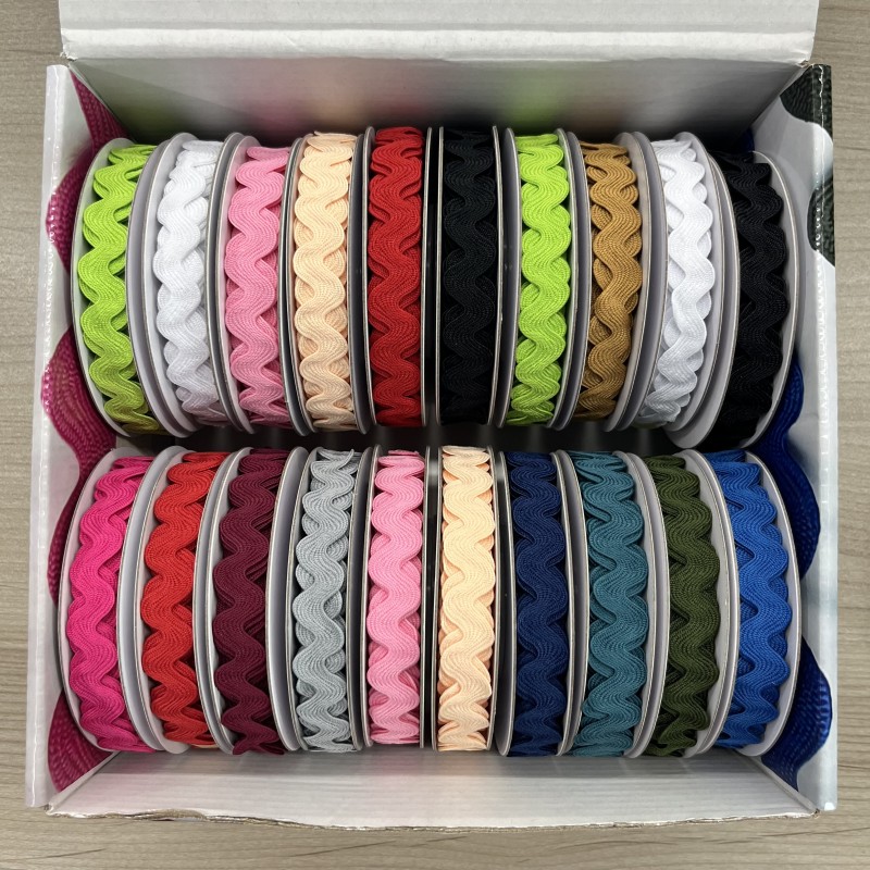 Ric Rac Ribbon Supplier - Wholesale 100% Polyester Zig Zag