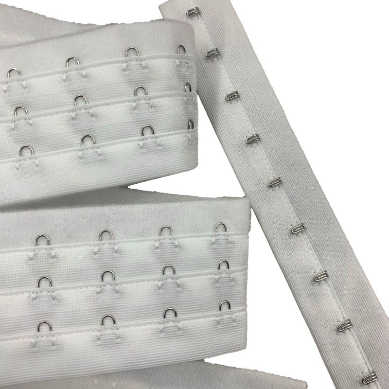 Hook and Eye Tape Manufacturer - Wholesale 3 Lines Coated Silver