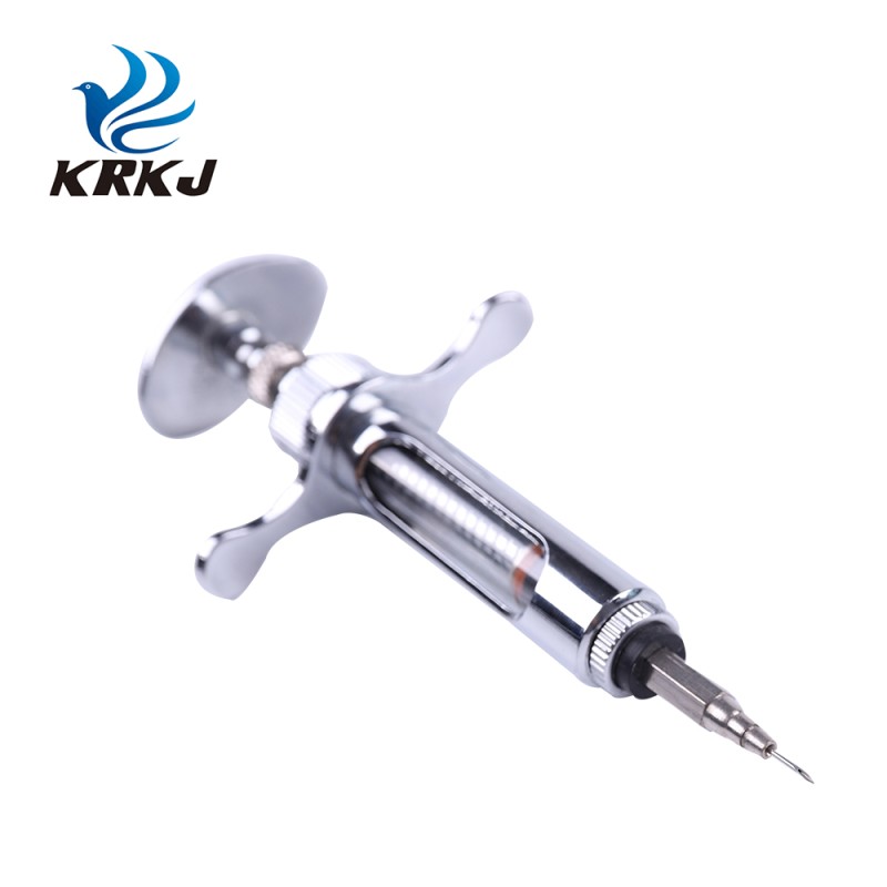 Veterinary Syringe Manufacturer - OEM 2.5ml Metal Reusable