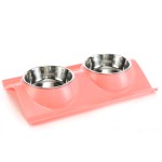 Pet Bowl Manufacturer - OEM Stainless Steel Tilted Double