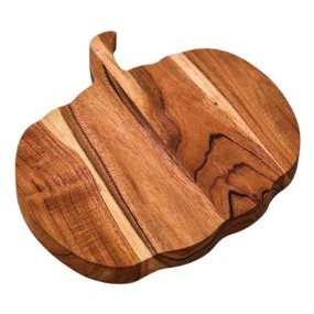 Bamboo Cutting Board Manufacturer - Pumpkin Shape Serving Platter