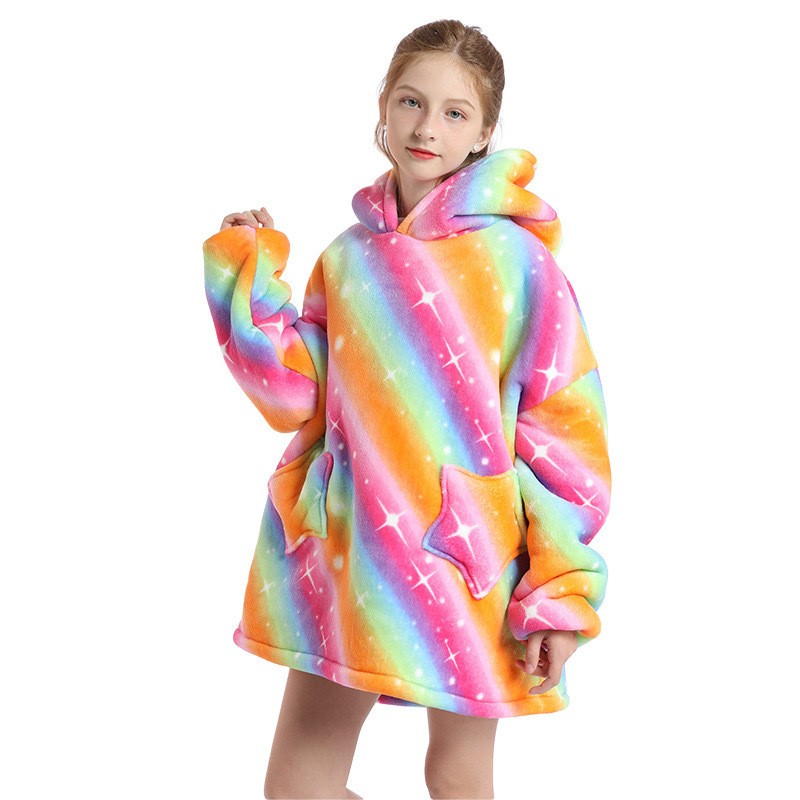 Plush Blanket Manufacturer - Super Soft Wearable Hoodie Oversized