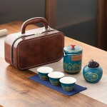 陶瓷茶具厂家-5件中式陶瓷