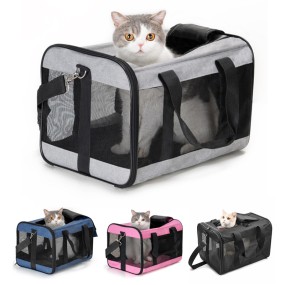 Pet Travel Bag Manufacturer - Transparent Breathable Mesh Carrier