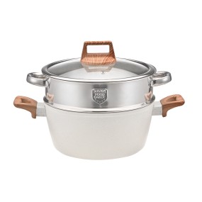 Non Stick Cookware Supplier - 12 Piece Wooden Handle Set