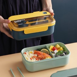 午餐盒供应商-环保可重复使用学校塑料