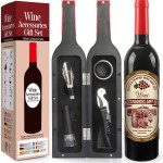 葡萄酒配件套装厂家-5件开瓶器塞子倒酒器