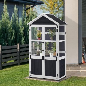 Rustic Planter Factory - Balcony Plant Stand Vegetable Box Greenhouse