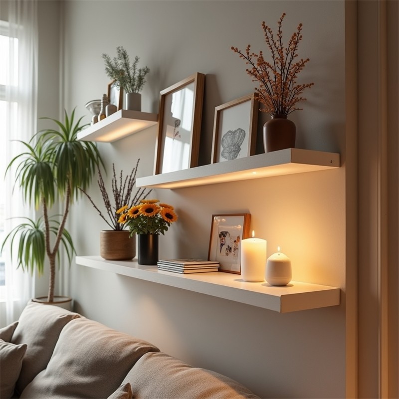 Large Storage Wall Factory - Modern Decor Wooden Supermarket Shelves