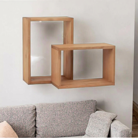 Outdoor Floating Shelf Factory - Storage System Wood Wall Display