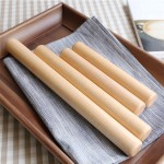 木制擀面杖厂家-环保天然面粉烘焙工具