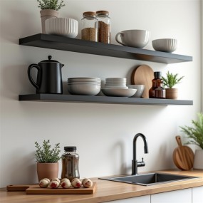 Wooden Hook Shelf Supplier - Wall Hook Floating Bracket Models