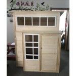 木制游戏屋厂家-现代环保桌椅套装