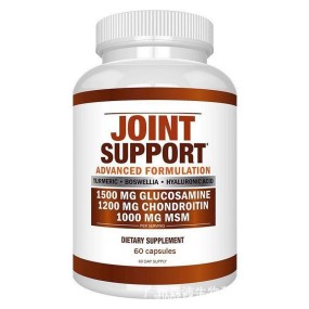 Glucosamine Chondroitin Capsules Supplier - 60 Capsules Food Grade Bottle Packaging