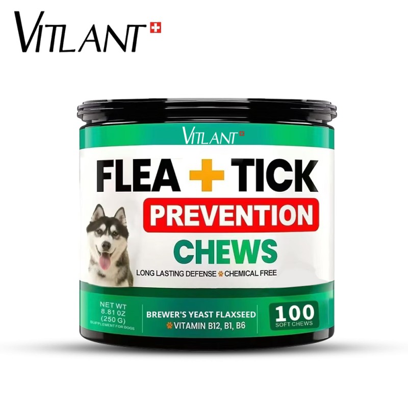 Anti-Flea Tick Tablets Supplier - Chewable Immunity Skin Health for Dogs