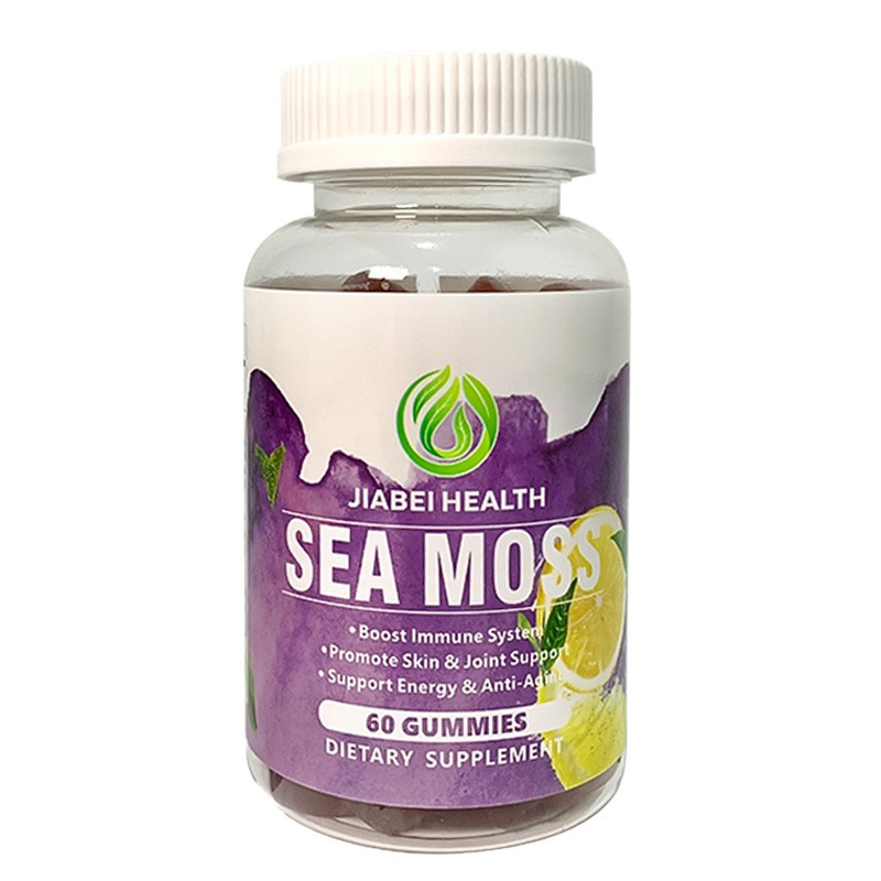 Sea Moss Gummies Factory - Delicious Herbal Extract Capsule Form Bottle