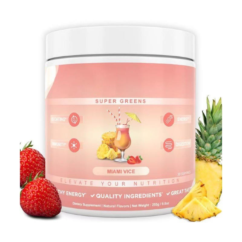Super Greens Powder Supplier - Hot-Selling Herbal Extract Amazon US Bottle